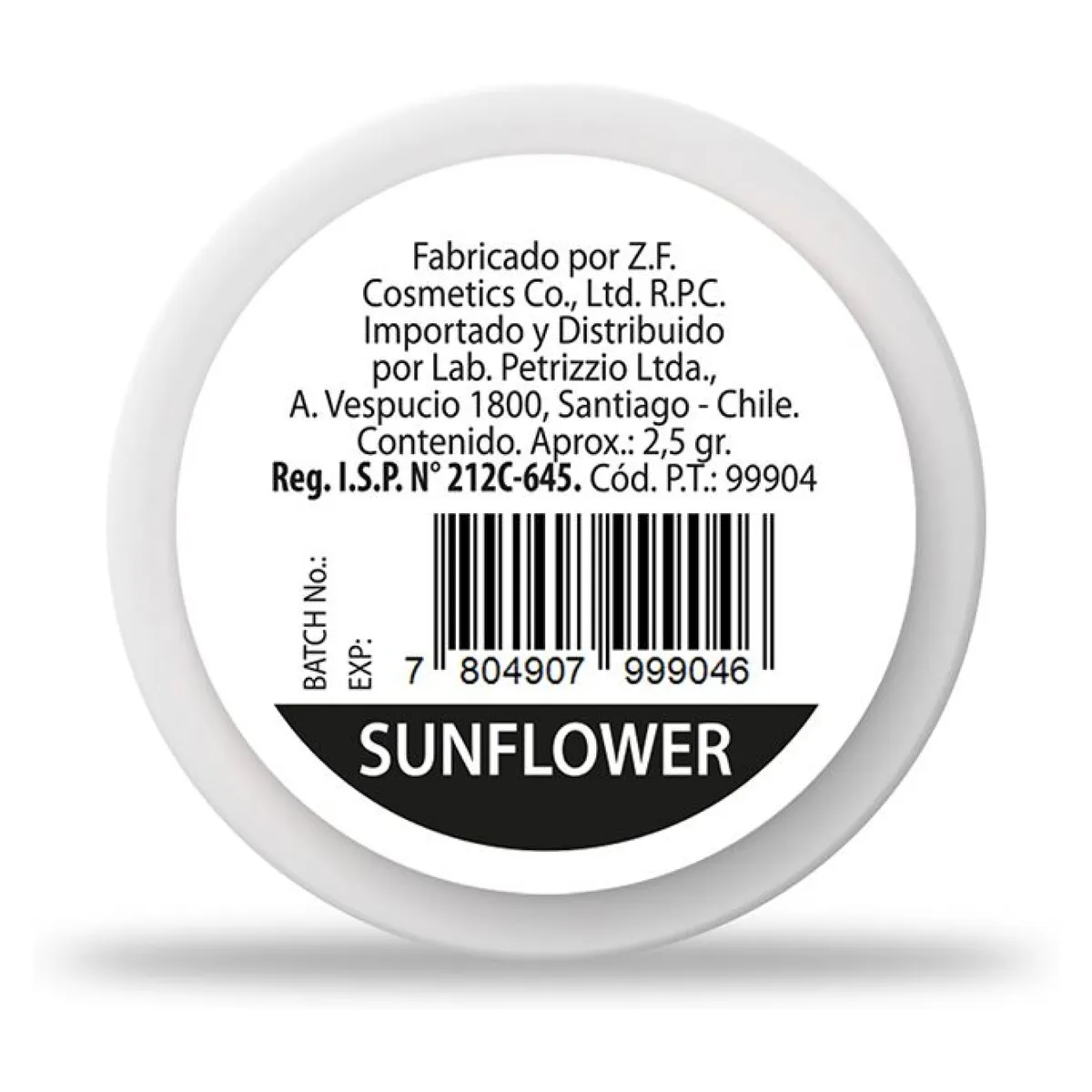 PETRIZZIO - Glitter facial Infinity Flakes Sunflower Petrizzio