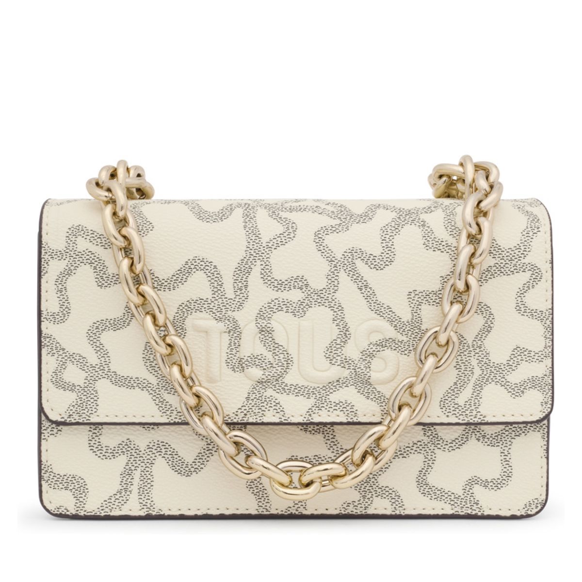 TOUS - Bandolera Kaos Icon Beige Mujer Tous