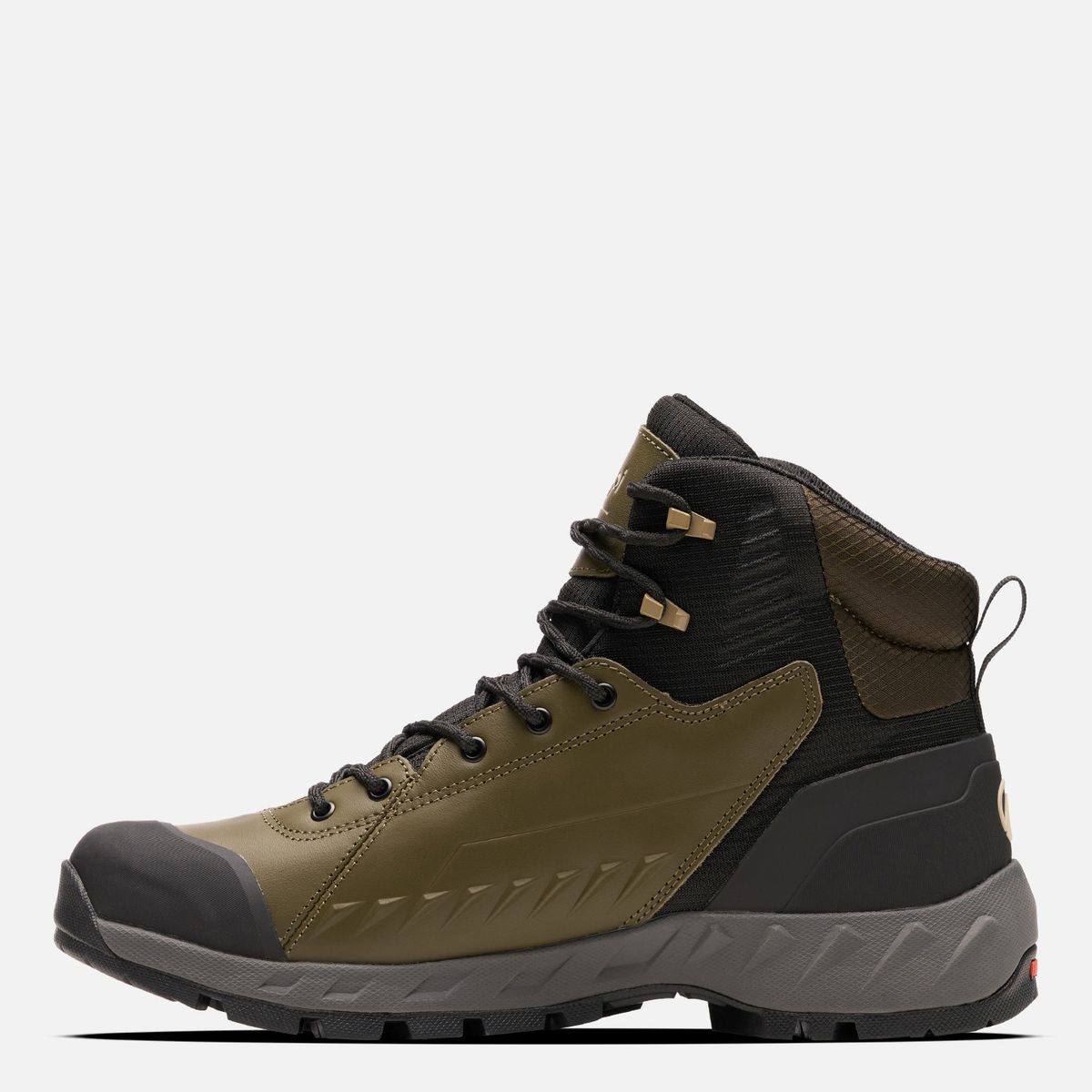 LIPPI - Tronador Zapatilla Outdoor Hombre Impermeable Cuero Verde Lippi