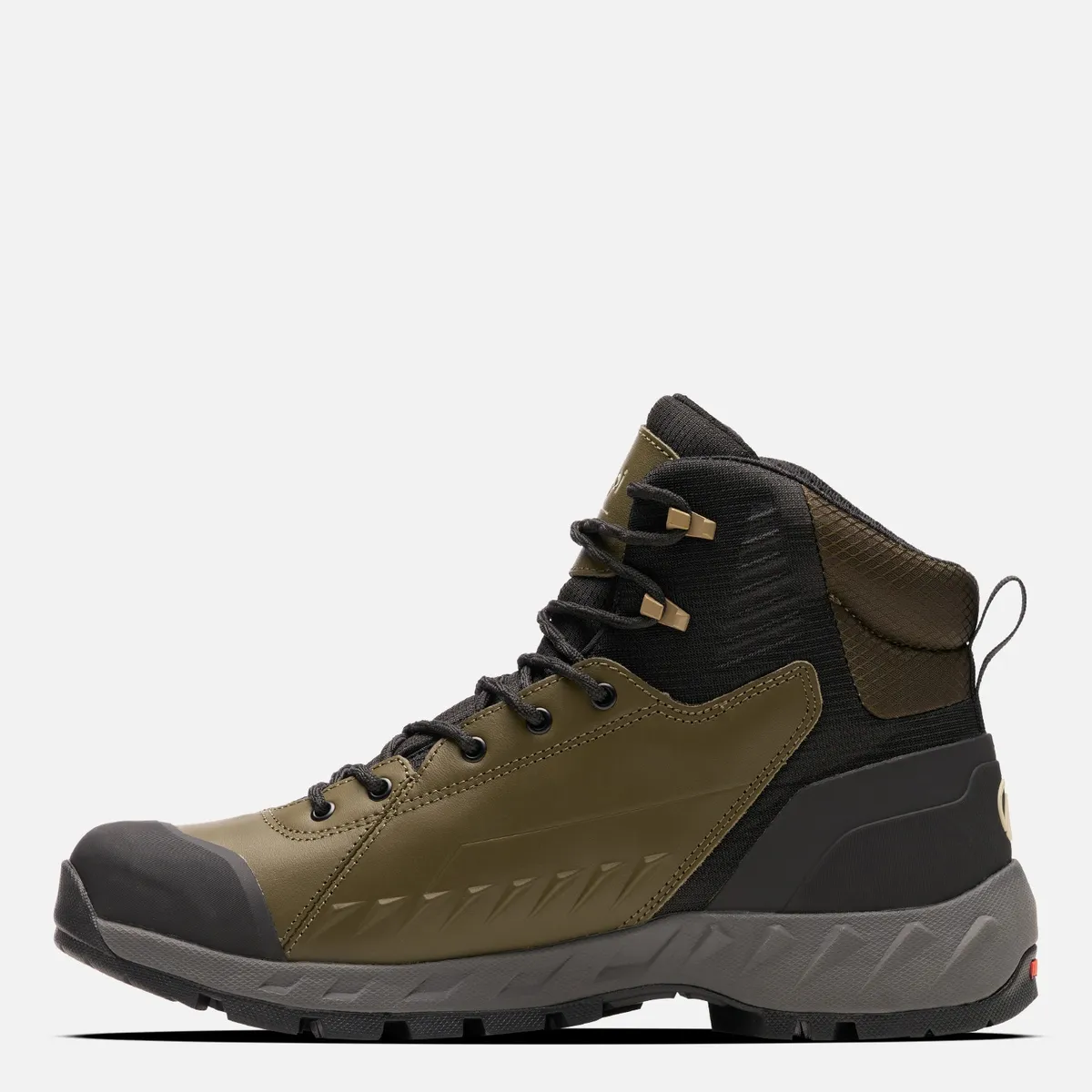 LIPPI - Tronador Zapatilla Outdoor Hombre Impermeable Cuero Verde Lippi