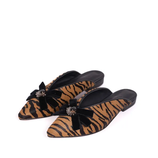 ALBA Y ADELA - Zapato Casual Mujer Cuero Café Alba y Adela