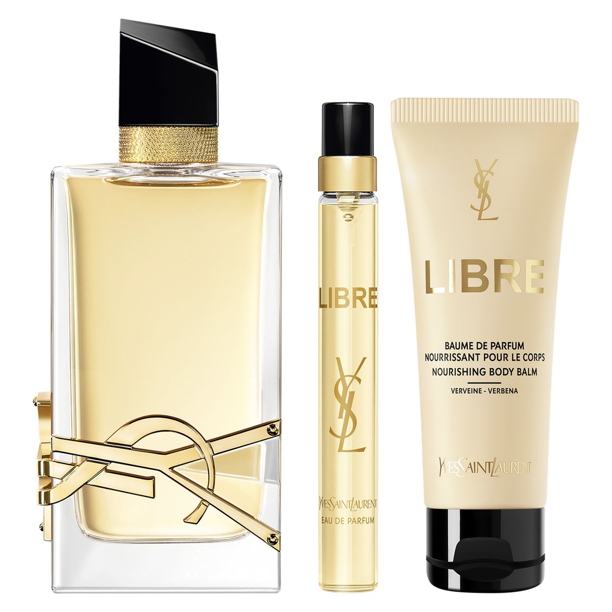 YVES SAINT LAURENT - Set Perfume Mujer Libre Eau De Parfum 90ml + 10ml + Loción Corporal Yves Saint Laurent
