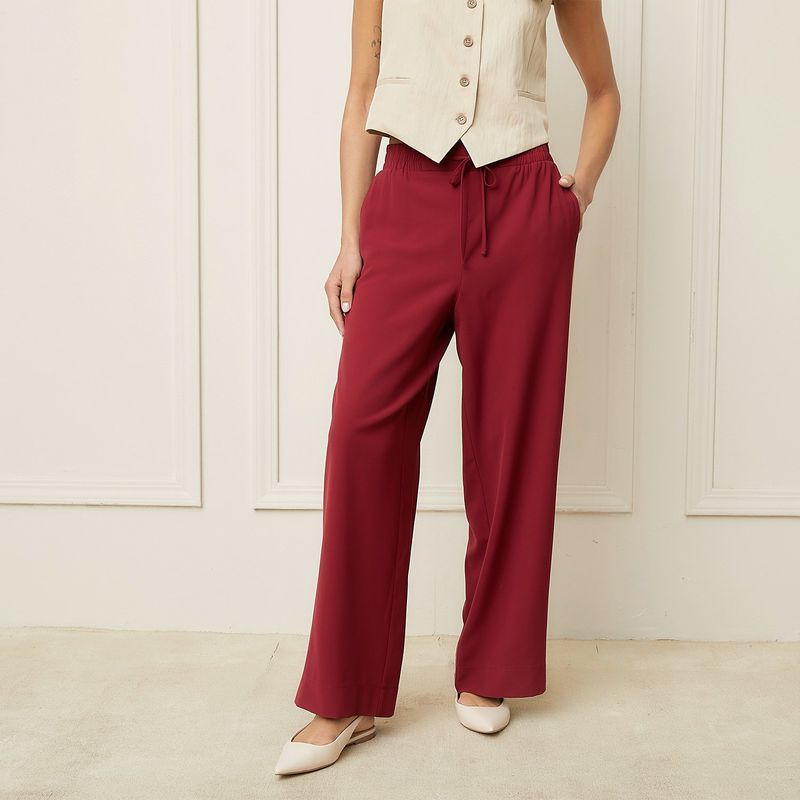 BASEMENT - Pantalón Jogger Basement Tiro Medio Mujer