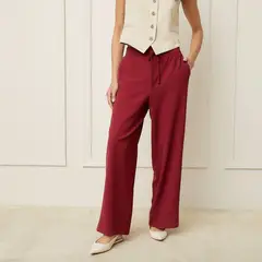 BASEMENT - Pantalón Jogger Tiro Medio Mujer