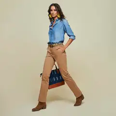 SAVILLE ROW - Pantalón Regular Mujer