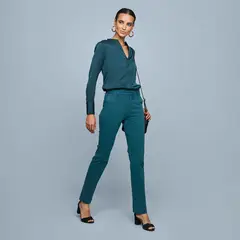 SAVILLE ROW - Pantalón Regular Mujer