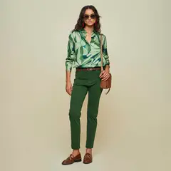 SAVILLE ROW - Pantalón Regular Mujer