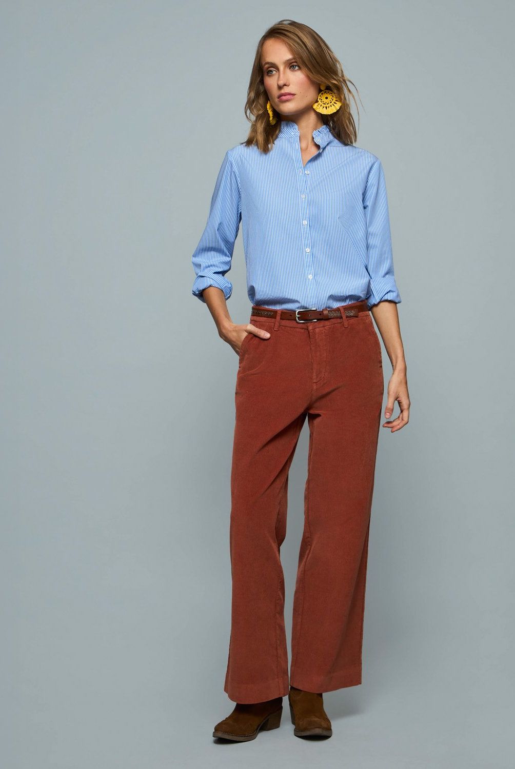SAVILLE ROW - Pantalón Regular Mujer Saville Row