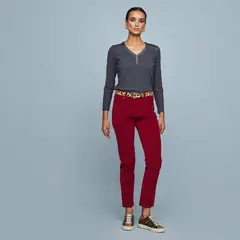 SAVILLE ROW - Pantalón Regular Mujer
