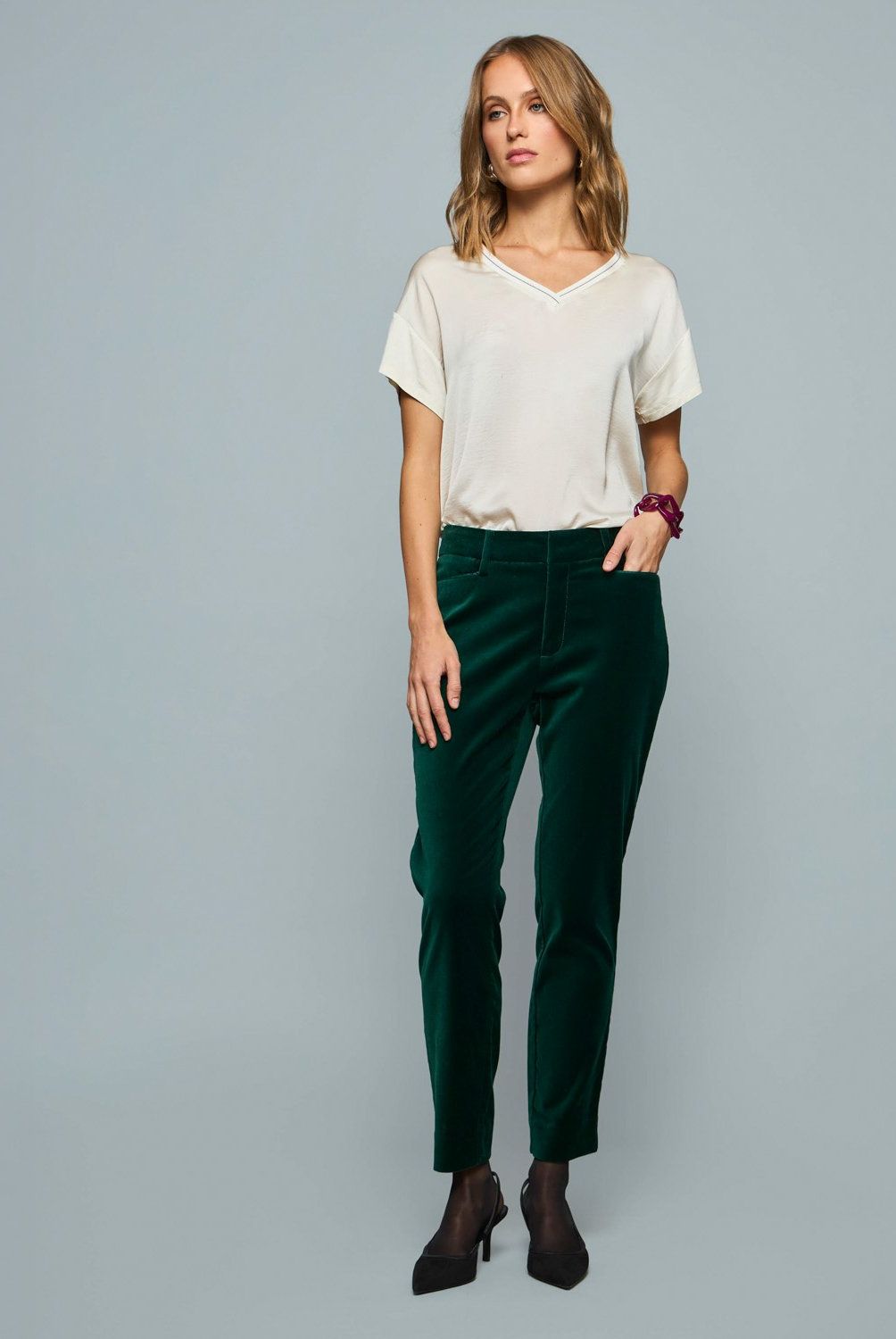 SAVILLE ROW - Pantalón Regular Mujer Saville Row