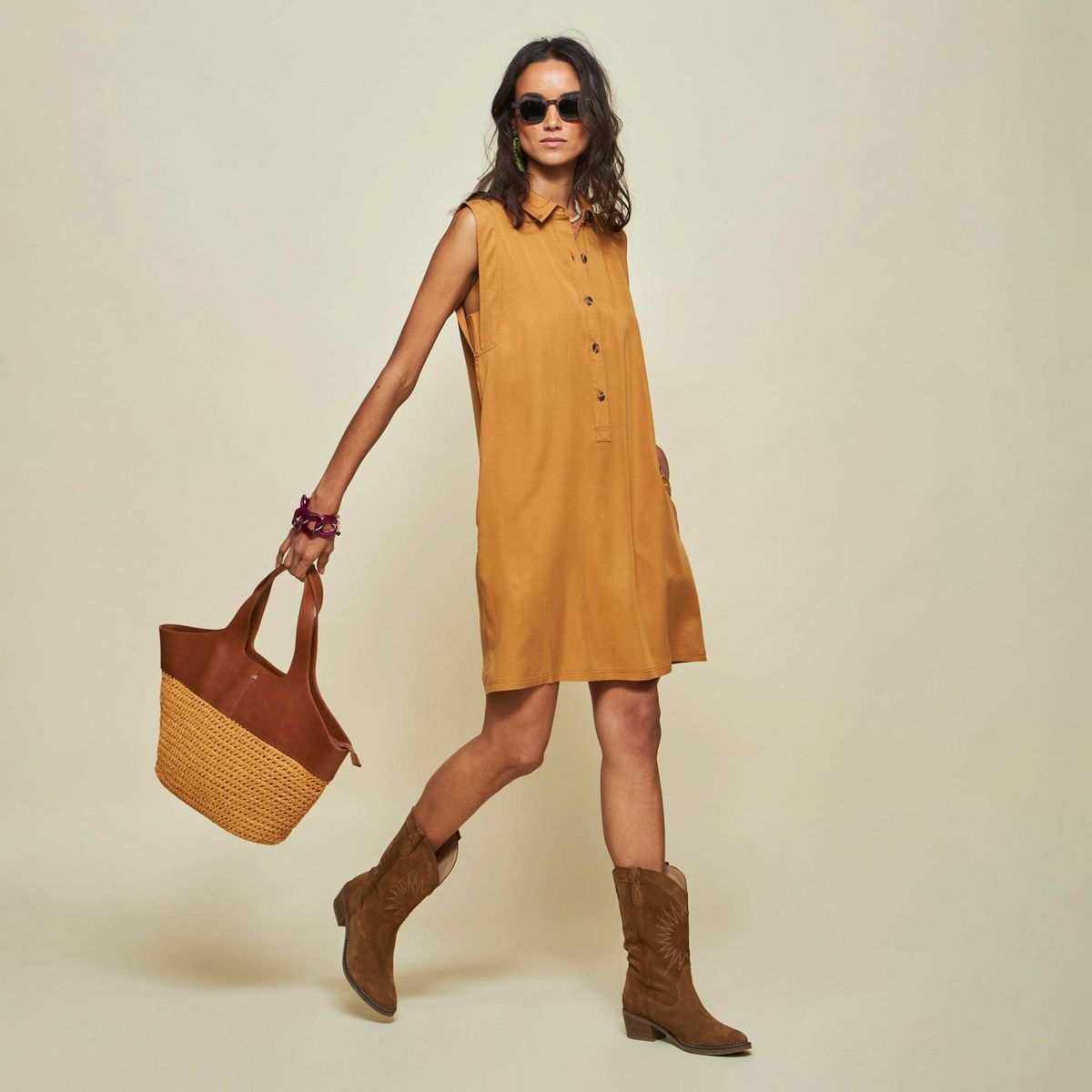 SAVILLE ROW - Vestido Midi Mujer Saville Row