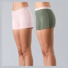 FLORES - Pack de 2 Boxer Algodón Mujer