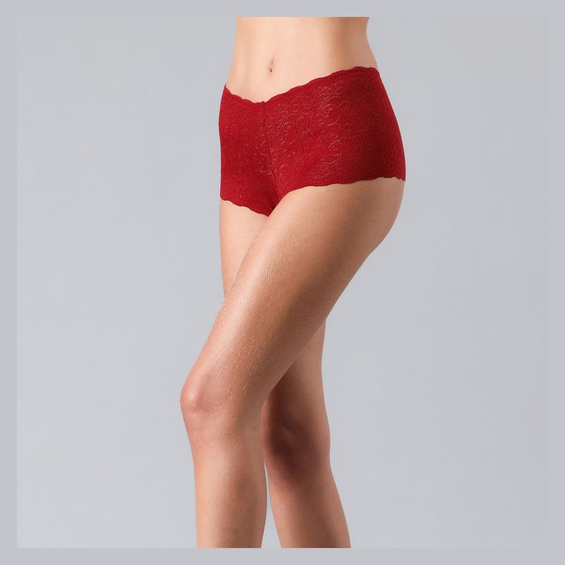 FLORES - Pack de 2 Pantaletas Encaje Y Otra Microfibra Mujer Flores