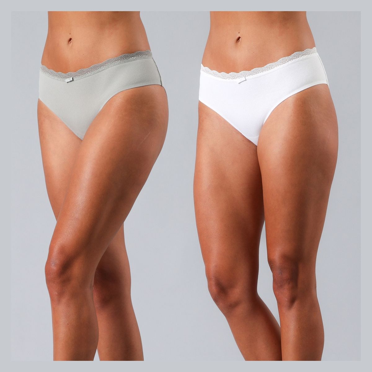 FLORES - Pack 2 Pantaletas Bonded Mujer Flores