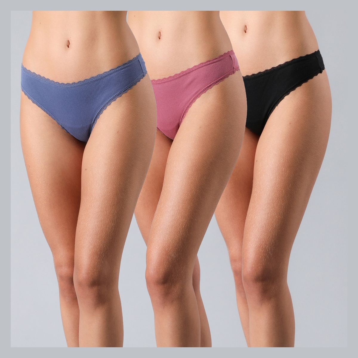 FLORES - Pack De 3 Colaless Algodón Mujer Flores