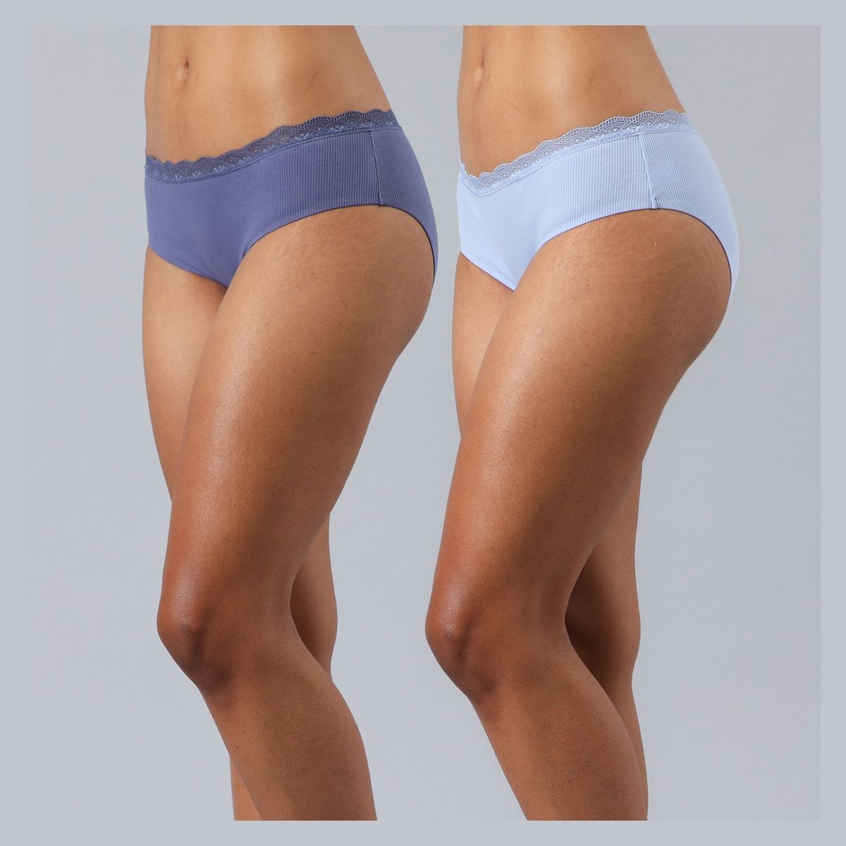 FLORES - Pack de 2 Pantaletas Bonded Mujer Flores