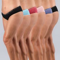 Pack 6 Pantaletas Algodón Mujer