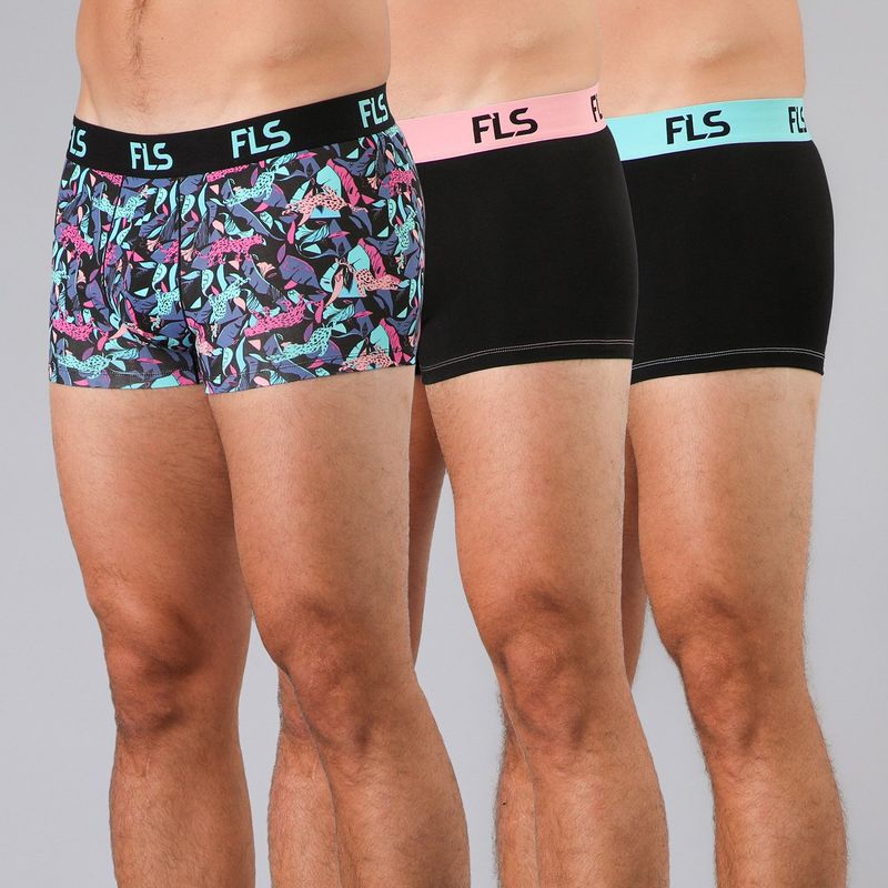 FLORES - Pack de 3 Boxer Corto Mujer Flores