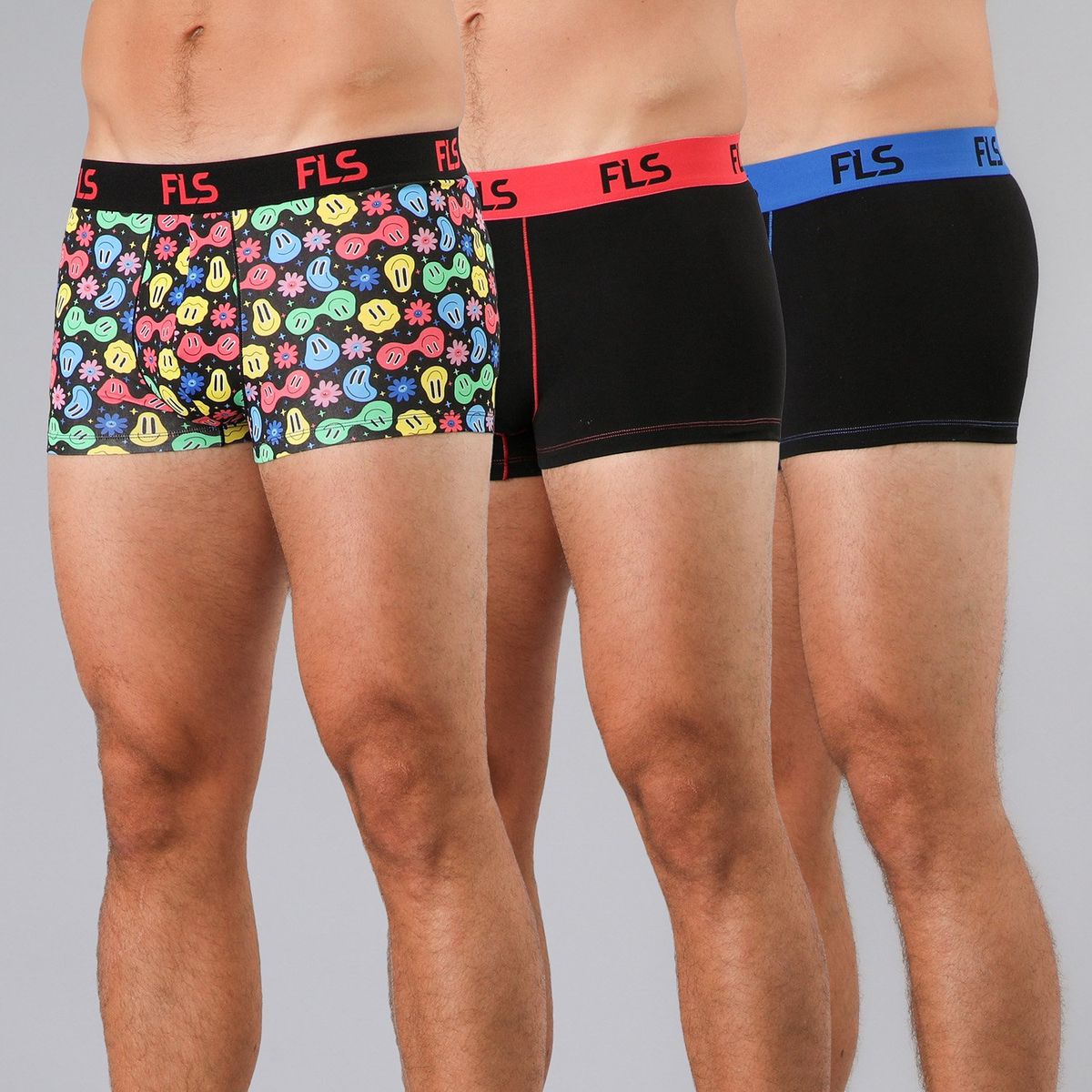 FLORES - Pack de 3 Boxer Corto Mujer Flores