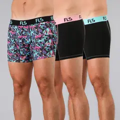FLORES - Pack de 3 Boxer Medio Mujer