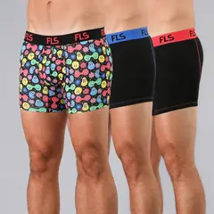 FLORES - Pack de 3 Boxer Medio Mujer