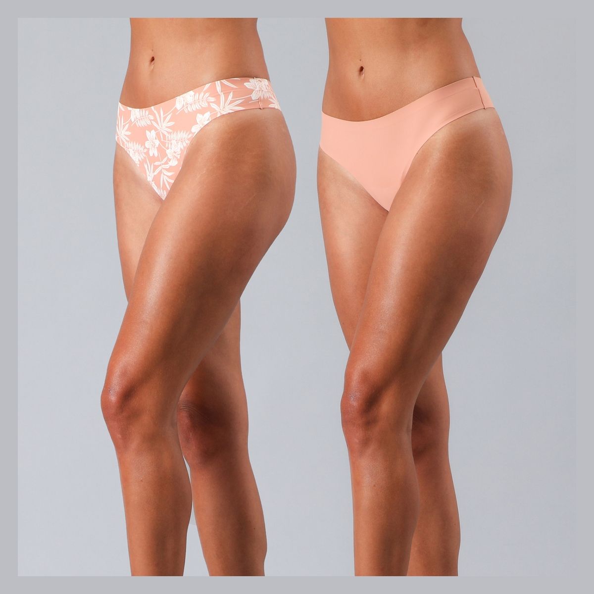 FLORES - Pack de 2 Colaless Micro Print Bonded Mujer Flores