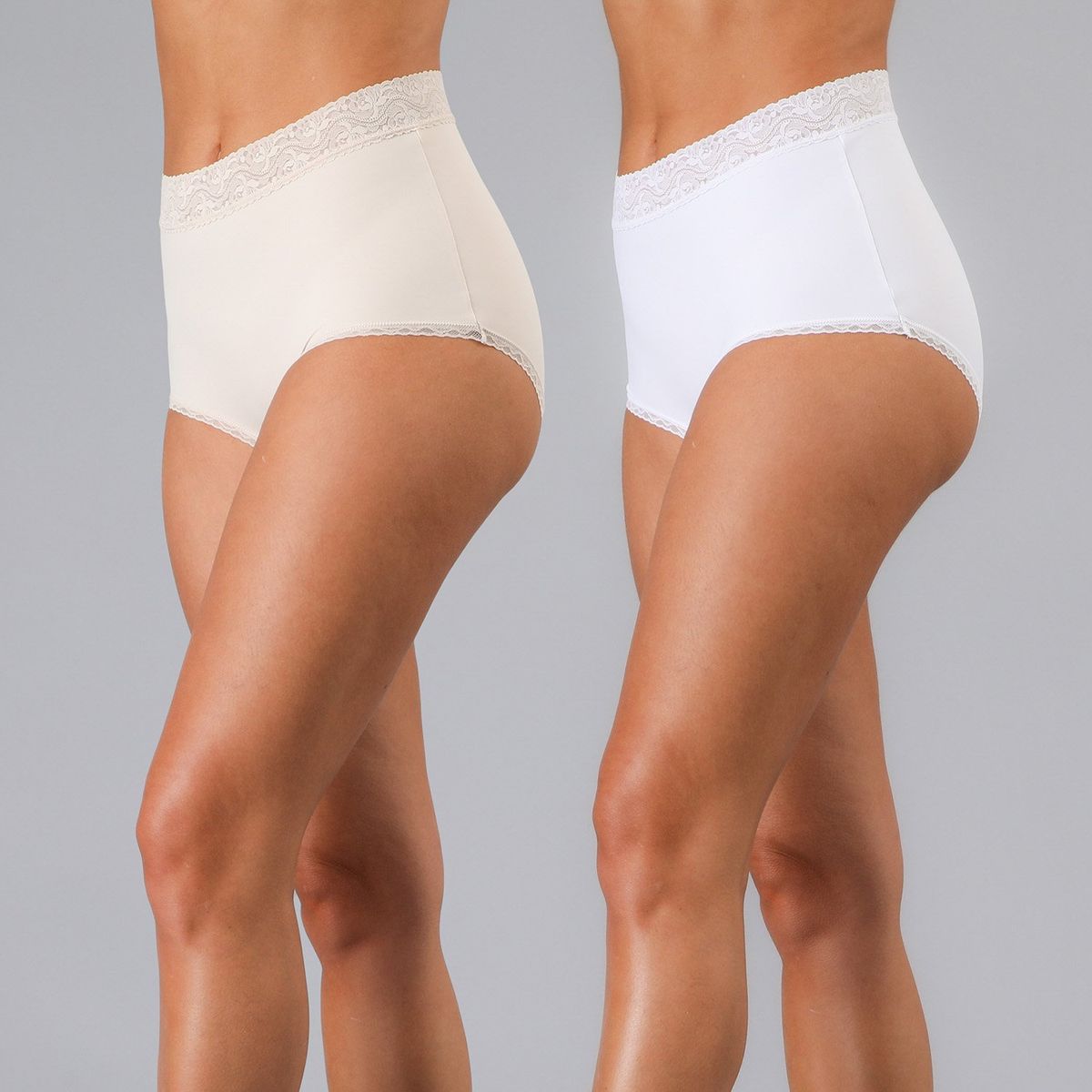 FLORES - Pack 3 Calzones Tiro Alto Mujer Flores