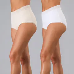 FLORES - Pack 3 Calzones Tiro Alto Mujer