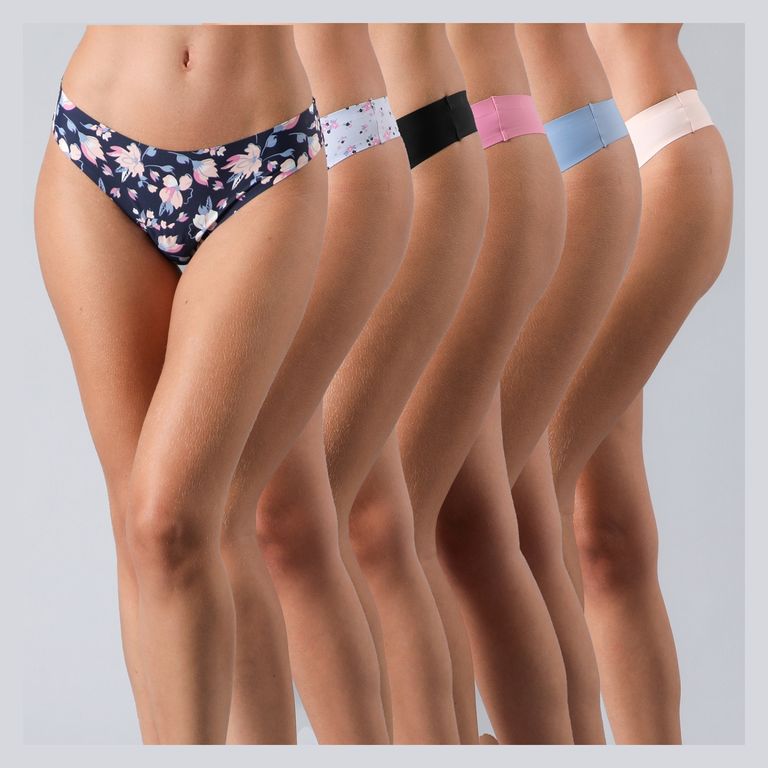 Pack 6 Colaless Bonded Microfibra Mujer