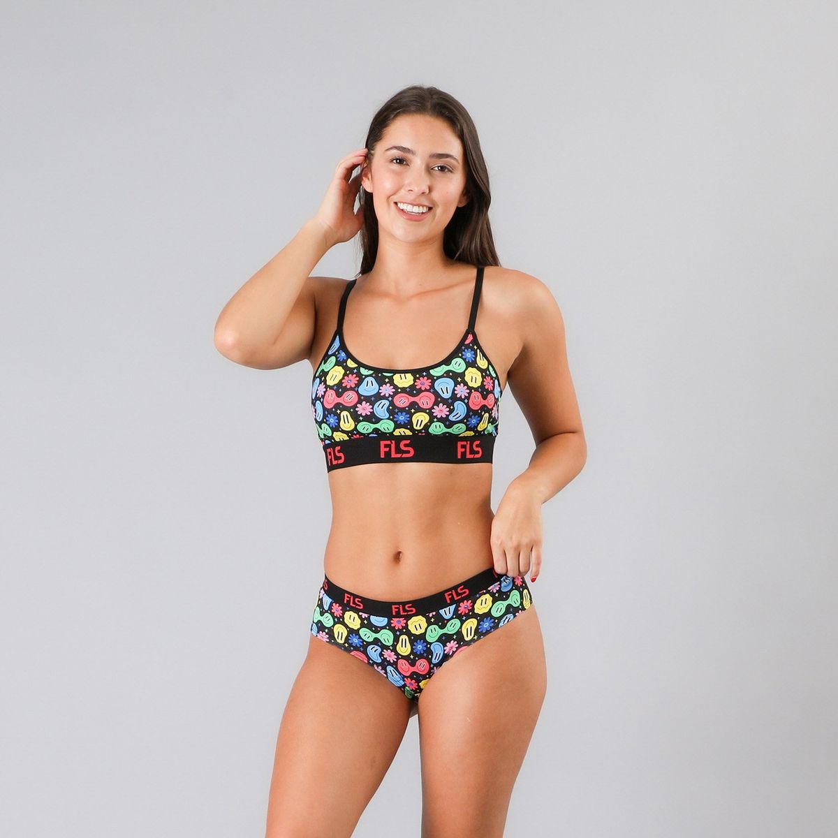 FLORES - Pack de 3 Pantaletas Algodón Mujer Flores