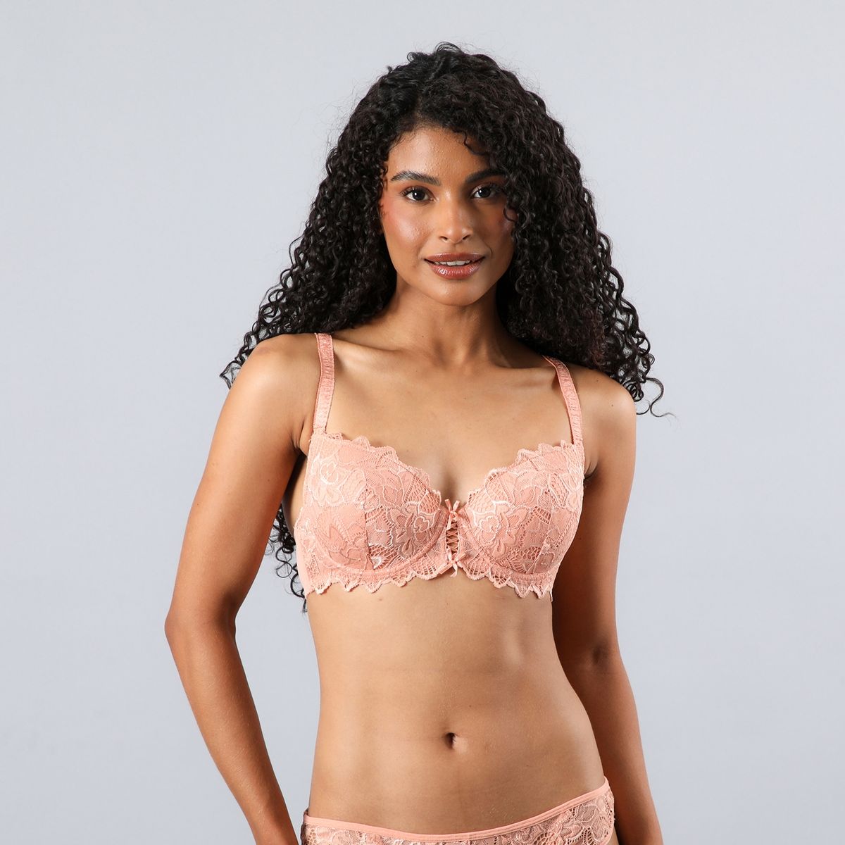 FLORES - Sostén Encaje Y Pasamaneria Mujer Flores