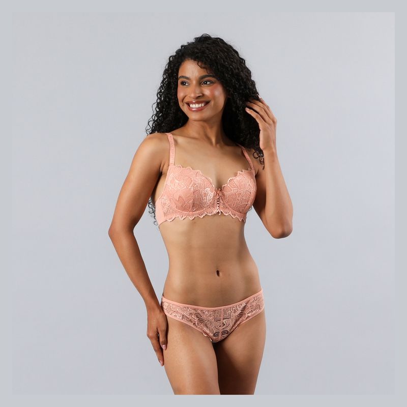 FLORES - Sostén Encaje Y Pasamaneria Mujer Flores