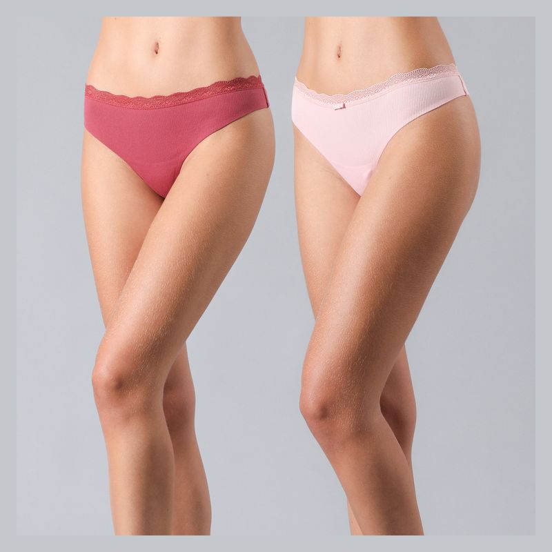FLORES - Pack de 2 Colaless Bonded Mujer Flores