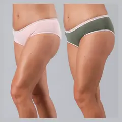 FLORES - Pack de 2 Pantaletas Algodón Mujer