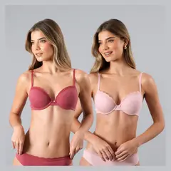 FLORES - Pack de 2 Sostenes Perfect Balconet Mujer