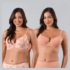 FLORES - Pack de 2 Sostenes Perfect Cover Mujer