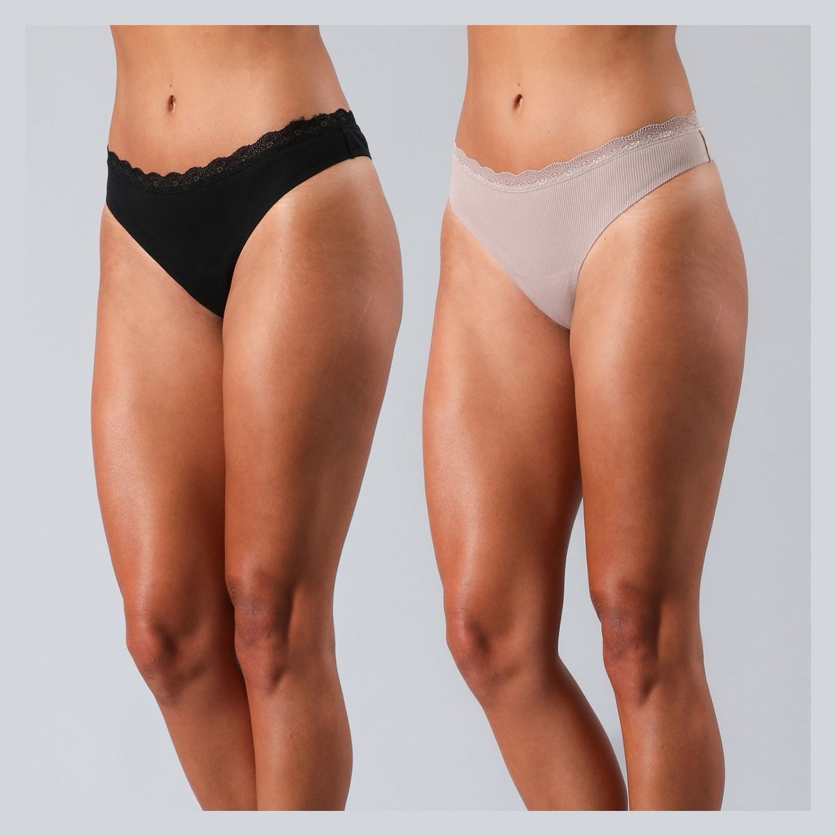 FLORES - Pack 2 Colaless Bonded Mujer Flores