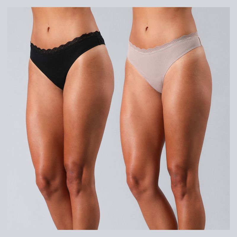 FLORES - Pack De 2 Colaless Bonded Mujer Flores