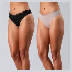 FLORES - Pack De 2 Colaless Bonded Mujer