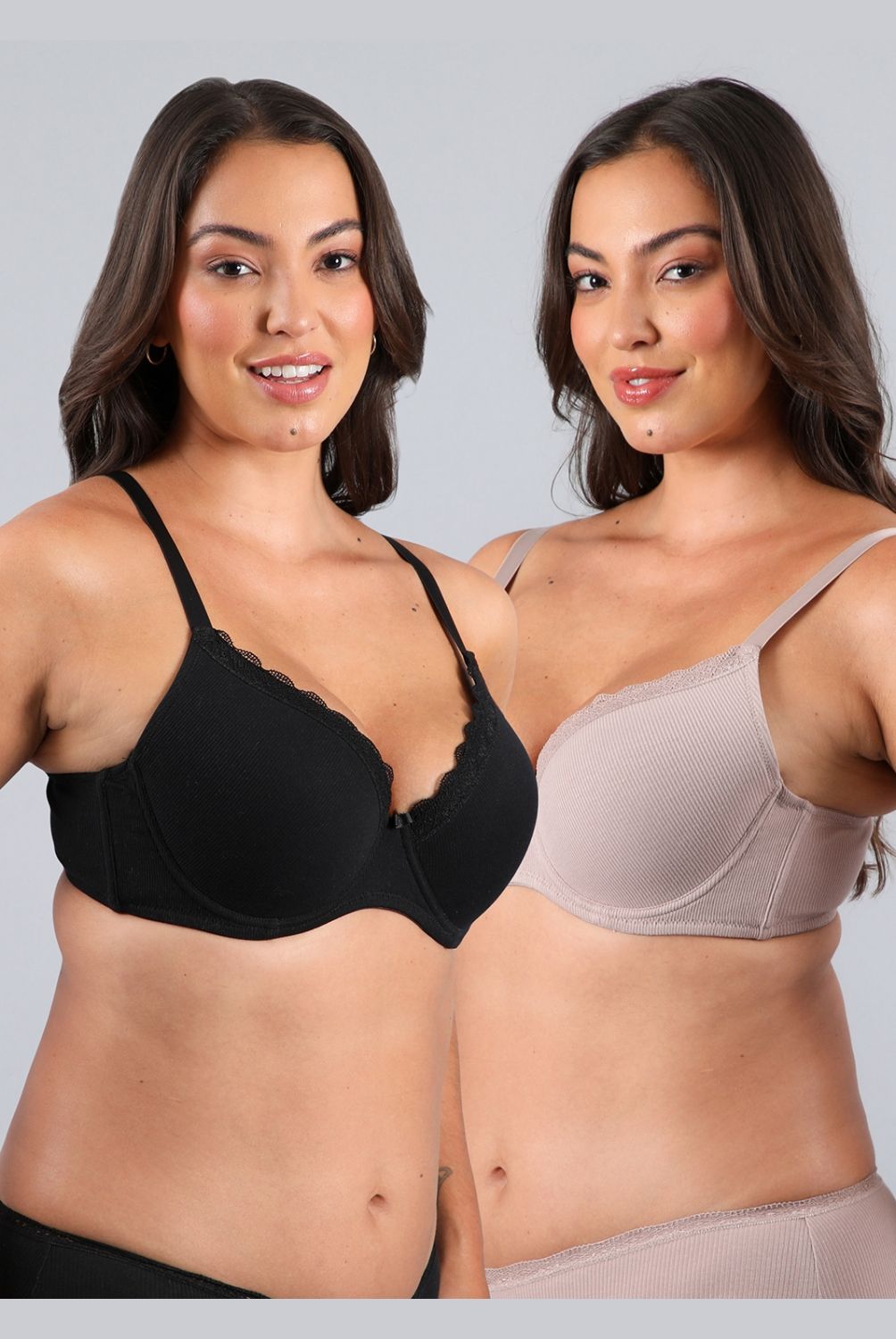 FLORES - Pack de 2 Sosten Perfect Cover Mujer Flores