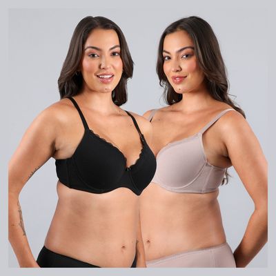 Imagen 1 del producto Pack de 2 Sosten Perfect Cover Mujer