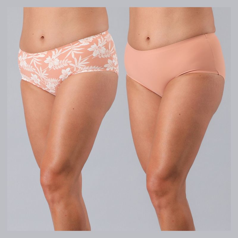 FLORES - Pack de 2 Calzones Maxi Micro Print Mujer Flores