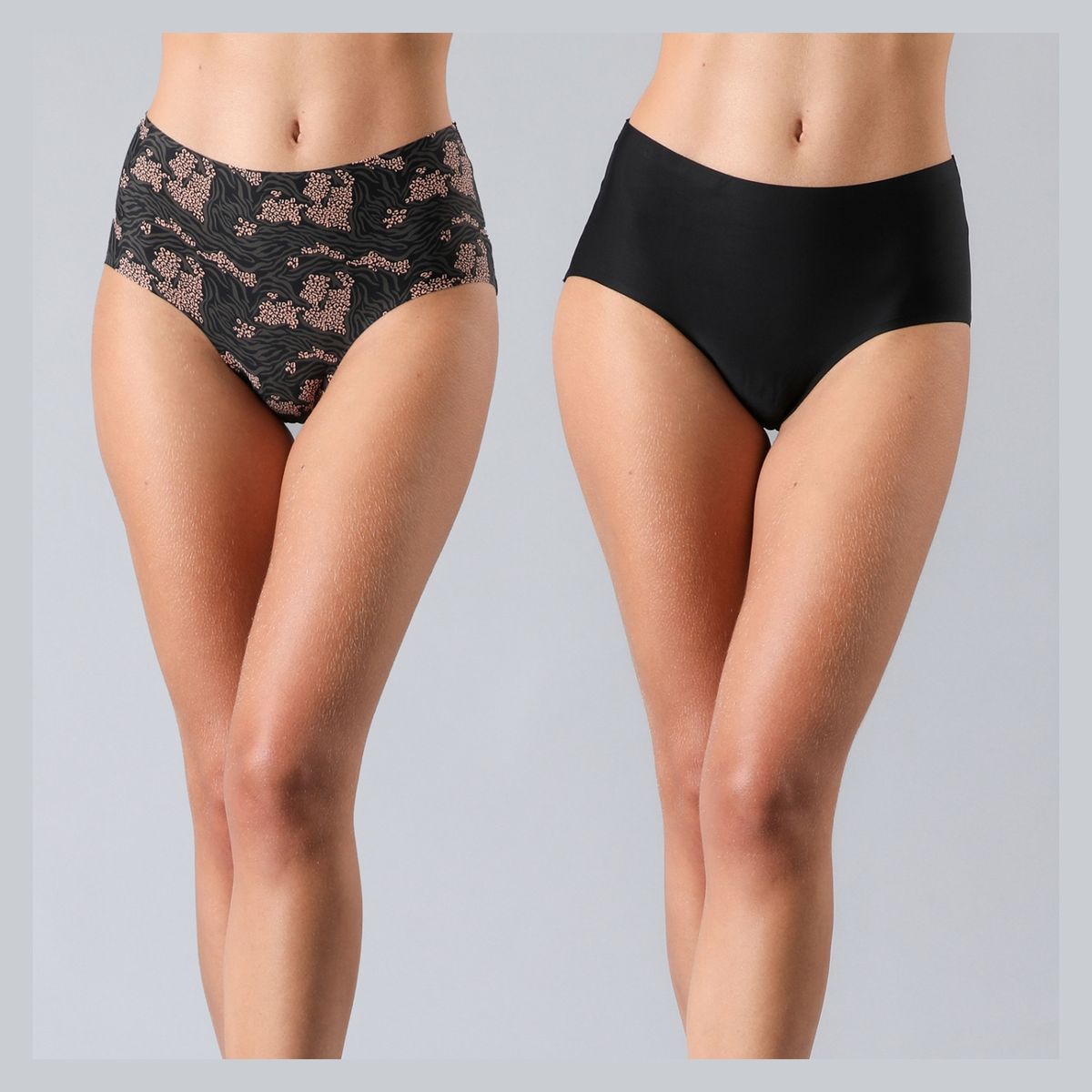 FLORES - Pack de 2 Calzones Maxi Micro Print Mujer Flores