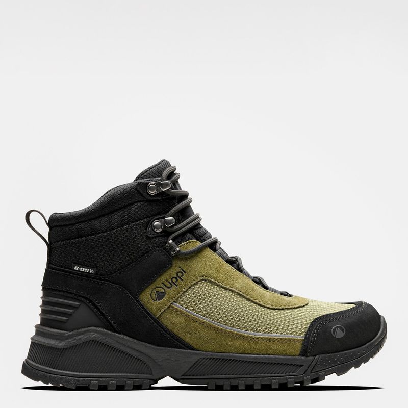 LIPPI - Hill Hiker Zapatilla Outdoor Hombre Impermeable Cuero Verde Lippi