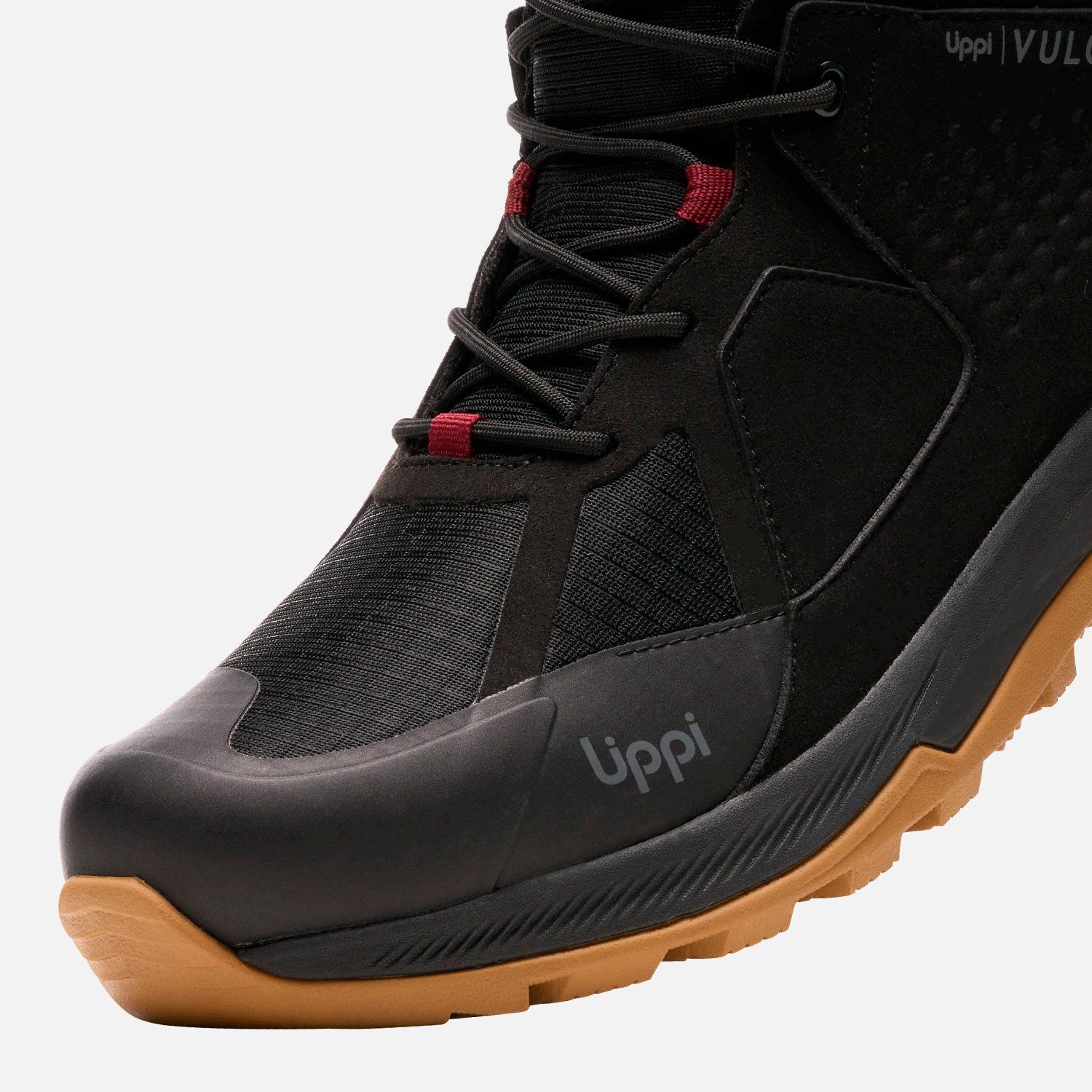 LIPPI Onyx Midbdry Zapatilla Outdoor Hombre Impermeable Negro