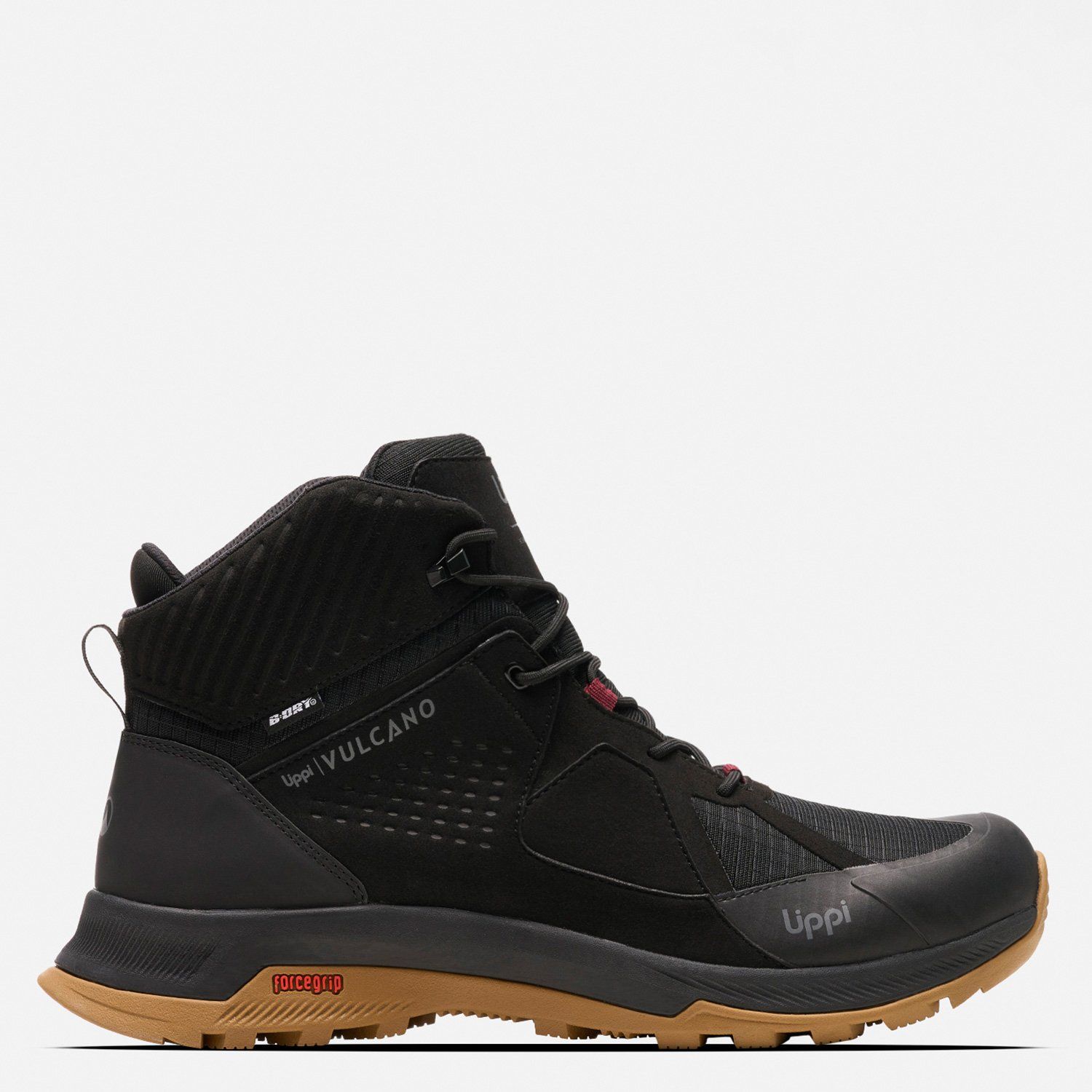 LIPPI Onyx Midbdry Zapatilla Outdoor Hombre Impermeable Negro