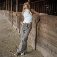BASEMENT - Jeans Ballon Paula Mekis