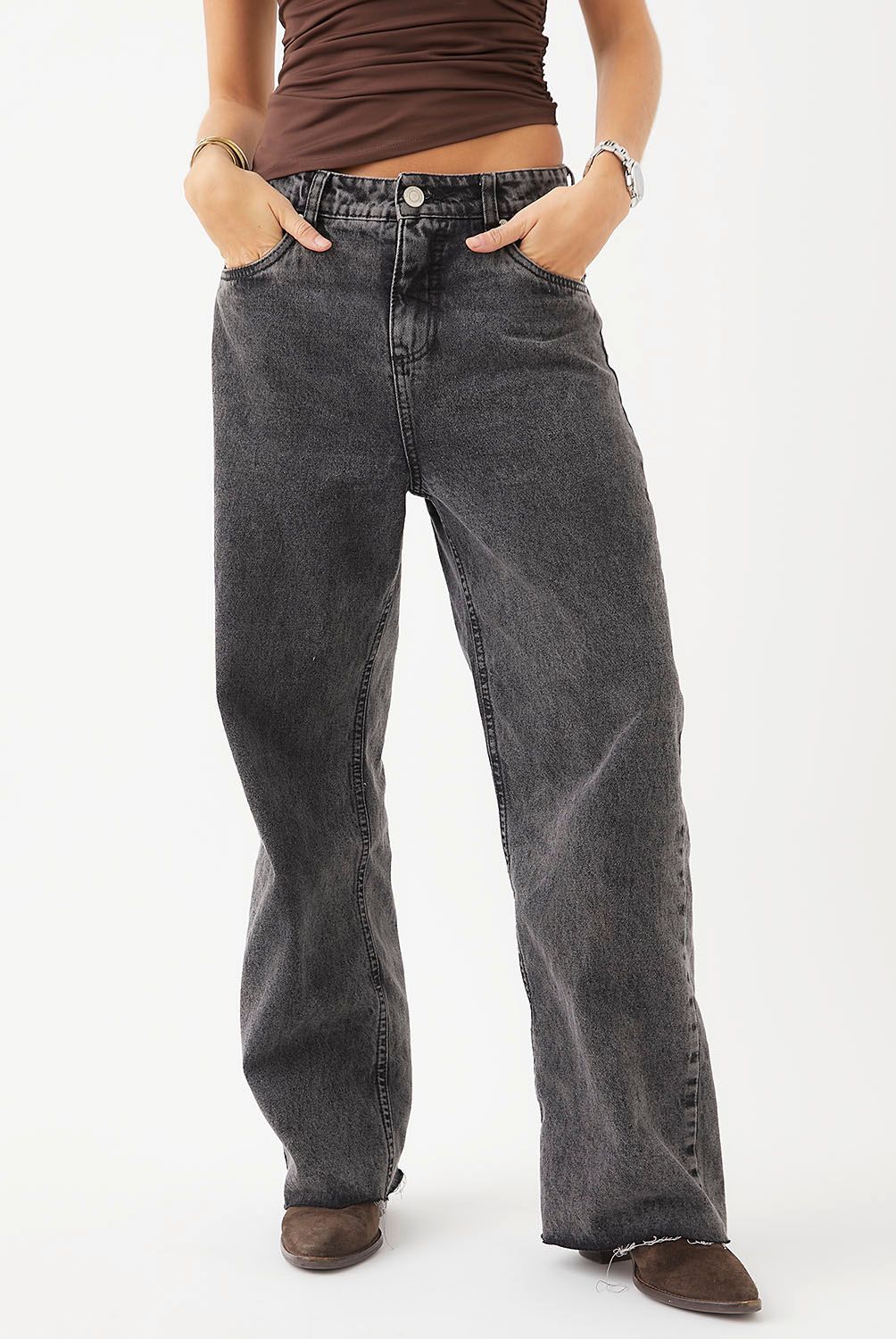 BASEMENT - Jeans Baggy Mujer Paula Mekis