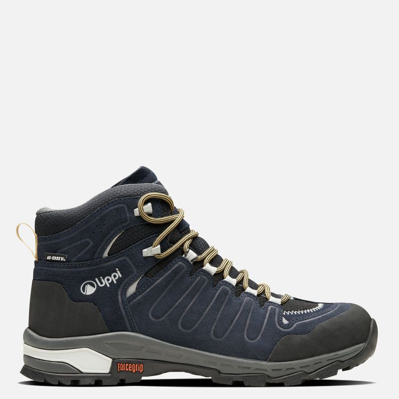 LIPPI - Onyx Midbdry Zapatilla Outdoor Hombre Impermeable Azul Lippi
