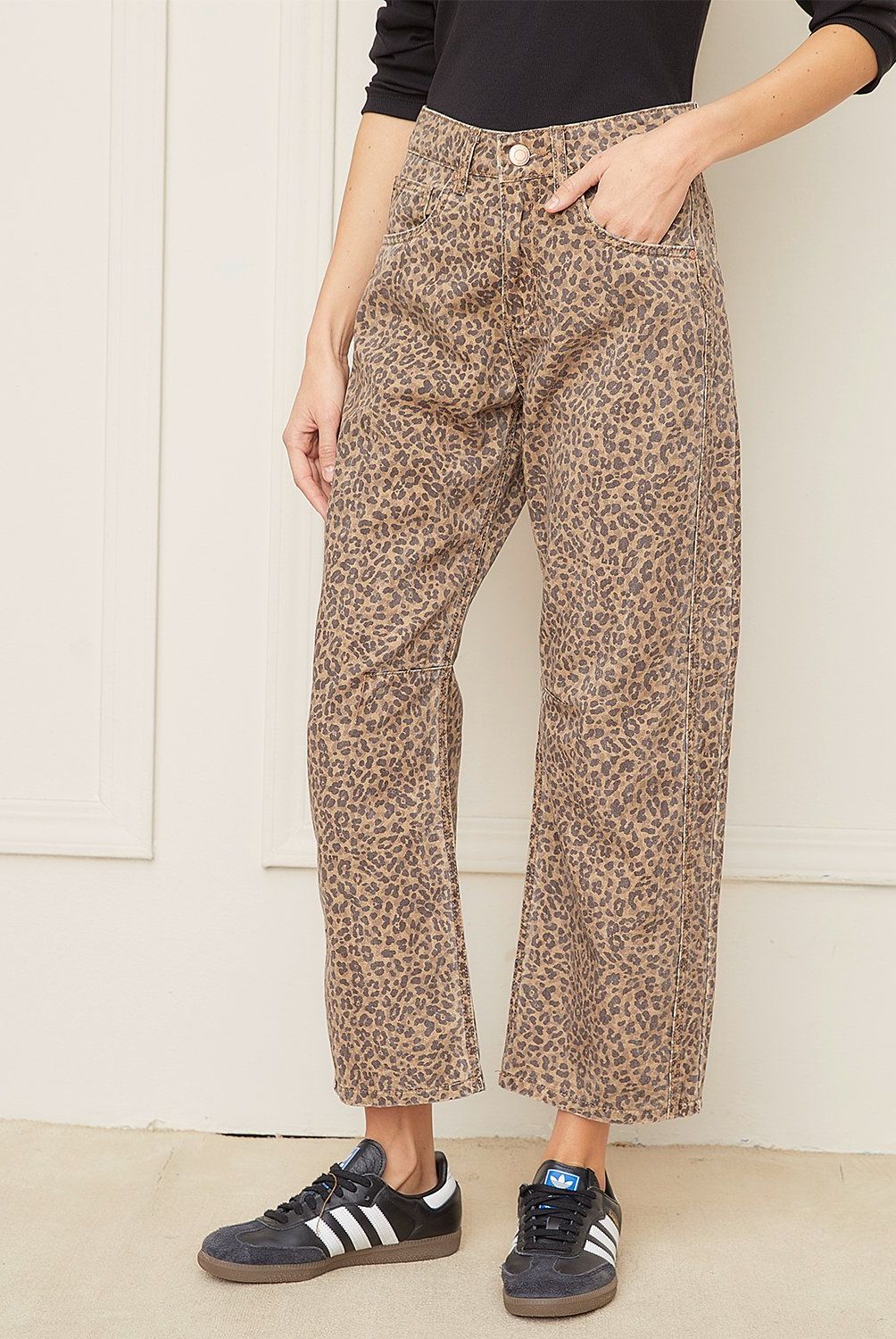 BASEMENT - Jeans Balloon Tiro Medio Mujer Basement